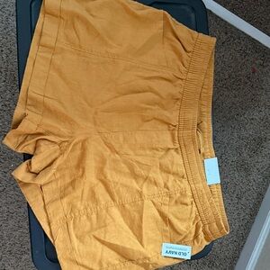 Old Navy Golden Yellow Casual Shorts